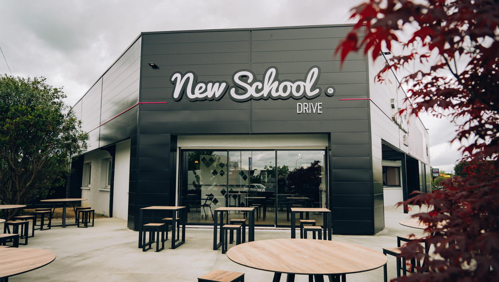 Le 1er restaurant drive New School Tacos est ouvert !